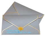 Custom Logo Private Label Brown Kraft Paper Envelope,Custom Made Own Logo Design Red Kraft Paper Letter Envelope Bagease
