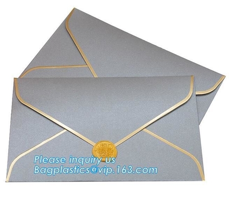 Custom Logo Private Label Brown Kraft Paper Envelope,Custom Made Own Logo Design Red Kraft Paper Letter Envelope Bagease