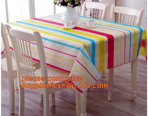 Table cloth PVC non-woven cloth waterproof cloth mat oil proof plastic tablecloth table clothdigital printed printed pvc