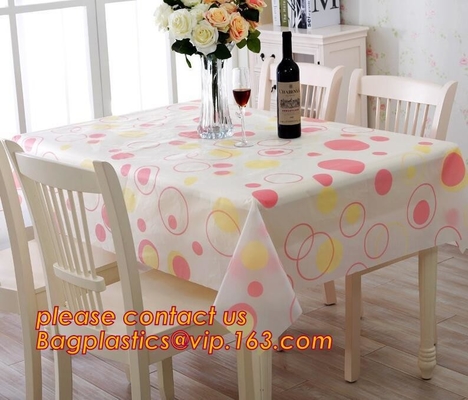 Table cloth PVC non-woven cloth waterproof cloth mat oil proof plastic tablecloth table clothdigital printed printed pvc