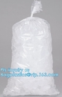 LDPE ice cubes packing carry out bags, insulated dry cold ice bag/Transparent LDPE Wicket bag, ice cube bags, BAGEASE