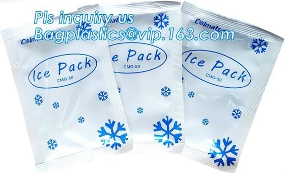 Sports Medicine Ice Bags, Flexible Ice Pack, Easy Seal Ice Cube Bags, Cool Bags &amp; Ice Packs, First Aid Ice Pack, bagease