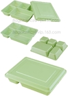 fast food boxes custom logo printing, Compostable plastic food container, eco-product renewable 100% compostable PLA foo