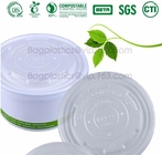 PLA compostable lids, BPI certificated compostable coffee cup lid made in China, Coffee cup with CPLA lid