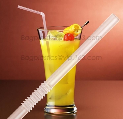 compost plastic drinking straw for drink promotion, juice drink sraw, food grade biodegradable plastic drinking straw