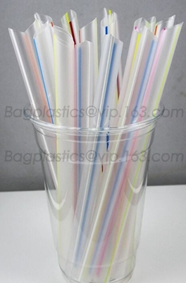 Eco-friendly straw for drinking use, 100% compostable straw, PLA folding drinking straw
