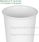 CPLA reusable cup and lid with injection molding, take out PLA degradable cups, hot beveragePLA cups