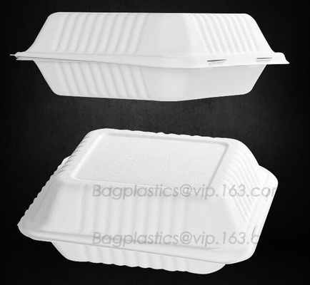 lunch box containers for restaurant, PLA Lunch Box with Lid For Kids, PLA Material Healthy Plastic Lunch Bento Box