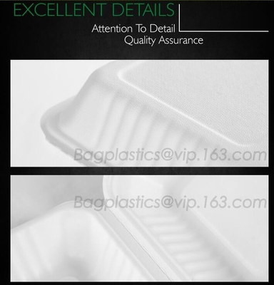 microwave safe cute lunch box plastic food cantainers, 100% biodegradable clear microwave safe lunch box