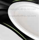 round plate for dinner use, compostable products round plate for dinner, dinner plate products