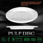 cheap price circular paper platsa with PLA film, Party restaurant catering PLA film disposable food plate