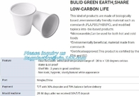 SUGARCANE CUPS PLATE BOWL CONTAINERS, ECO FRIENDLY BIOGERADABLE CULTERY, PLA TRAY, STARCH BASED PRODUCTS BAGEASE PACKAGE