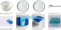 SUGARCANE CUP PLATE BOWL CONTAINER,PLA DISH TRAY, CULTERY, STRAW, ECO DINNERWARE BIO BAGASSE STARCH BAGPLASTICS BAGEASE