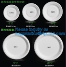 Compostable biodegradable dinner plate corn starch plate,Elegant Disposable Corn Starch Bio Plastic Dinner Plates bagpla