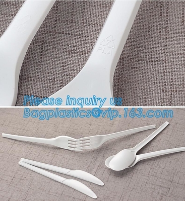 Food Grade Hottest Chinese Supplier Stocked Biodegradable Corn Starch Soup Spoon,biodegradable baby products cutlery wal