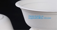 biodegradable sugarcane bagasse bowl,Food Grade Biodegradable Disposable Sugarcane Bagasse Bowl With Lid, pulp bowl pac
