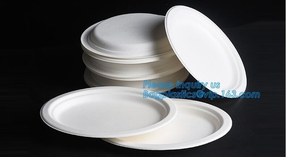 biodegradable sugarcane bagasse bowl,Food Grade Biodegradable Disposable Sugarcane Bagasse Bowl With Lid, pulp bowl pac