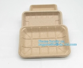 Biodegradable &amp; Compostable 8 inchSquare sugarcane trays,sugarcane pulp compostable serving tray,lunch tray bagasse suga