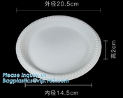 Eco-Friendly biodegradable compostable sugarcane bagasse 7inch food plate,disposable bagasse sugarcane plate 9inch pack