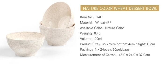 Wheat straw Compostable PLA eco-friendly biodegradable Disposable Large PLA PET Plastic Fruit 32oz Salad Bowl With Lid