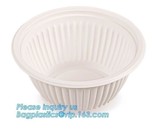 7.5 inch Biodegradable Soup Bowl Disposable Cheap Food Grade Personalized Corn Starch Bowl,Corn Starch Biodegradable Bow