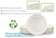 Ecofriendly Paper Pulp Sugarcane Bagasse 10&quot; Round Plates,dessert dinner deep thali paper compostable bioplastic bagasse