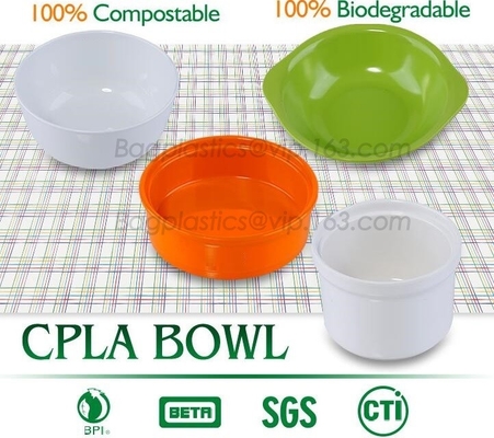 PLA unique clear fruit salad bowl,FDA SGS certificated disposable biodegradable CPLA coffee stirrer for paper cups pac