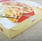 Food Grade Flute Corrugated Custom Printed Size Caja Para Pizza Design Cardboard Carton Pizza Box