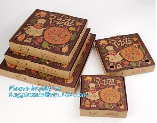 Hot Sale cheap paper pizza box ,Printed carton pizza box, Wholesale custom Corrugated paper Pizza box / pizza packing bo