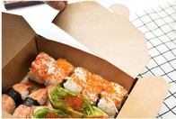 Kraft Paper Lunch Box Disposable Salad Box Food takeaway Packaging Box,supply brown kraft paper lunch box with clear win