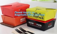 Custom Disposable Brown Food Packaging Container Kraft Paper Take Out Lunch Boxes,design disposable food takeaway kraft