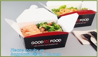 High Quality Disposable Food Grade Take Away Kraft Paper Lunch Box with Window M Size,paper box fast food box,food paper