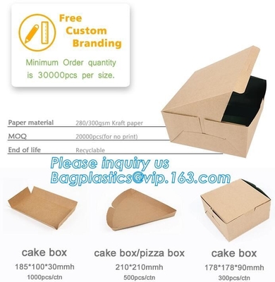 Best Selling Green Noodle/Salad Disposable Packing Kraft Paper Lunch Box,disposable kraft custom paper lunch box bagease