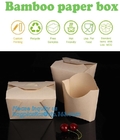 Customized kraft floding lunch takeaway packaging box,Kraft Paper Lunch Box Disposable Salad Box Food takeaway Packaging