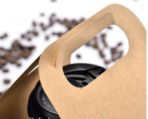 coffee paper cup carriers,Paper cup carrier for coffee shop cups take away packing paper board carriers, wine carrier,