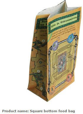 Grocery Bag, Tea bags,  Square food paper bag,  Snack bags,  Pie packing bag,  Kraft paper food bag,  Kraft packing bags