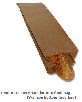 Sandwich &amp; bread bag, Sandwich paper bag, Pastry packing paper bag,  French bread bag,  Bread packing bag,  Bread stick