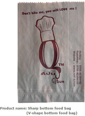 Takeout bag, Take-away paper bag, Roasted chicken paper bags, Hamburger packing paper bags, Fried food packing bags, chi
