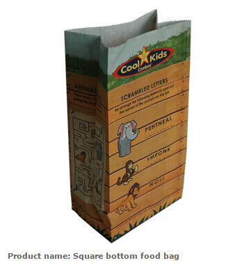 Takeout bag, Take-away paper bag, Roasted chicken paper bags, Hamburger packing paper bags, Fried food packing bags, chi