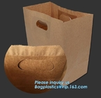 60gsm Oil-Proof Food Kraft Paper Packaging Bread Bag,food brown kraft paper bag sandwich bag bread bag, BAGPLASTICS, PAC