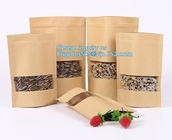 Food Packaging Kraft Bread Packing Paper Bag With pressure sensitive adhesive,disposable waterproof food packaging paper