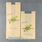 bread paper craft bag,Best Selling Free Sample Handle Custom Design Logo Paper Food Bread Bag,Food grade printed bakery