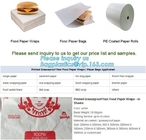 Eco friendly for bread packing paper bags with logo,Food packaging bag disposable kraft paper dried fruit bread bag with