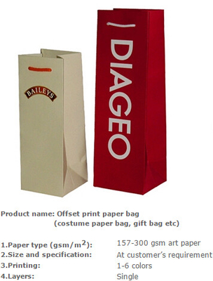 Custom Luxury Retail Paper Shopping Bag Color Paper Bag Supplier, kraft paper shopping bag, Colorful printing cheapest