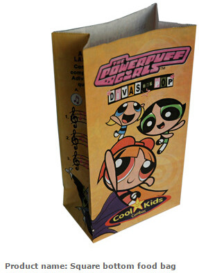 made in china full color glossy varnish printing fast food paper bag, high quality food grade customized size white kraf