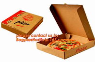 Custom Printed Corrugated Cardboard Recycle Paper Pizza Box Custom Kraft Paper Pizza Box, Fast Food Box