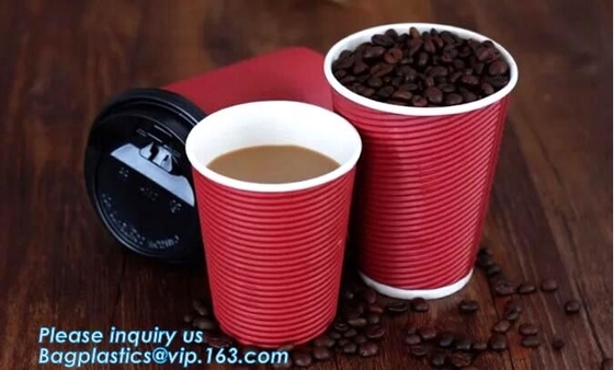 12oz PLA paper cup from China supplier,double wall paper cup printed disposable paper cup for coffee, BAGPLASTICS, BAGEA
