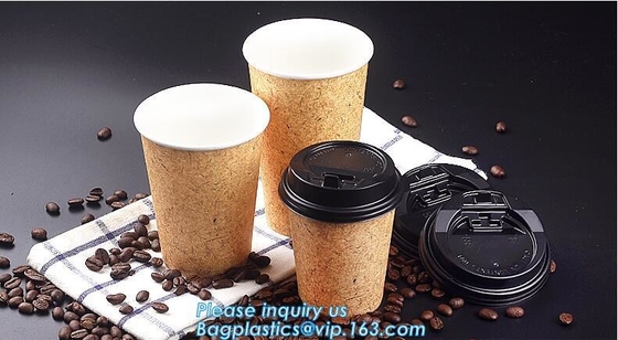 ripple wall / double wall / single wall disposable coffee paper cup with lids, 8OZ, 12oz 14 OZ cup,paper cup disposable