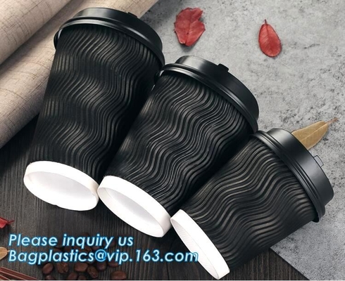 double wall paper coffee cup_ custom printed disposable coffee paper cup with lids,Disposable Paper Coffee Cup Custom Pa