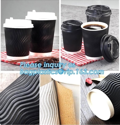 double wall paper coffee cup_ custom printed disposable coffee paper cup with lids,Disposable Paper Coffee Cup Custom Pa